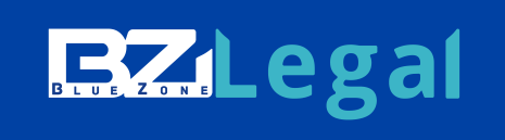 Legal logo featuring “BZ Legal” prominently displayed, emphasizing the brand identity of a law firm.