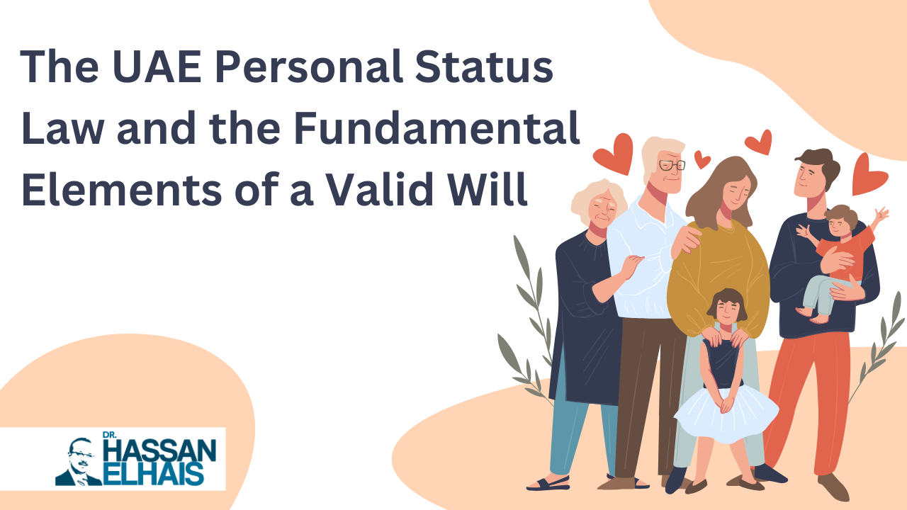 Family gathering discussing legal matters related to wills and personal status law.