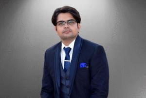 Lawyer in formal attire, posing confidently against a neutral background.