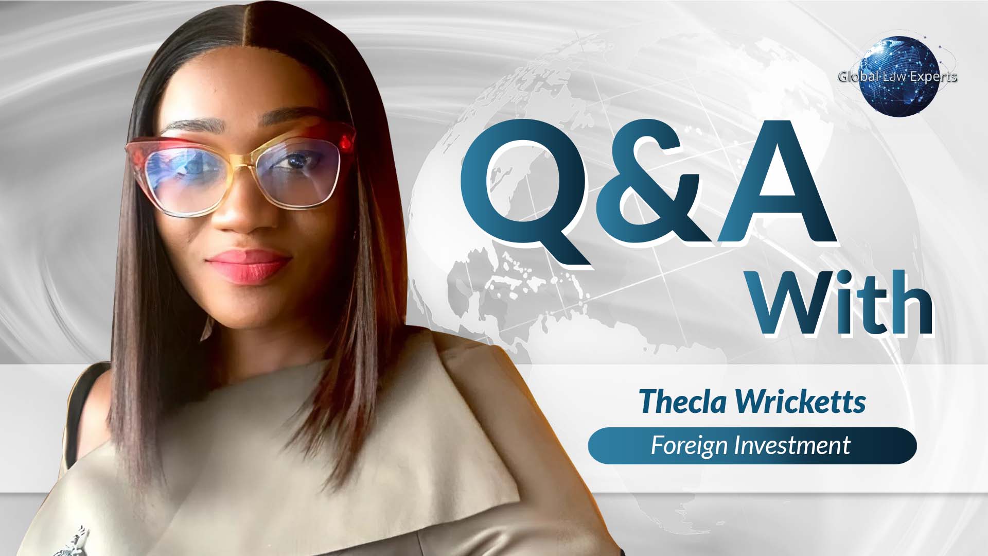 Legal professional engaged in a Q&A session, providing insights on foreign investment issues.