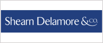 Shearn Delamore & Co. law firm logo with blue background and white text.