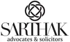 Sarthak Advocates & Solicitors logo featuring interlocking elements with the firm name.