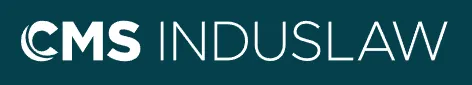 CMS IndusLaw logo on a teal background, representing a law firm specializing in legal services.