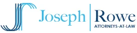 Logo of Joseph Rowe, Attorneys-at-Law, featuring stylized initials and professional blue font.